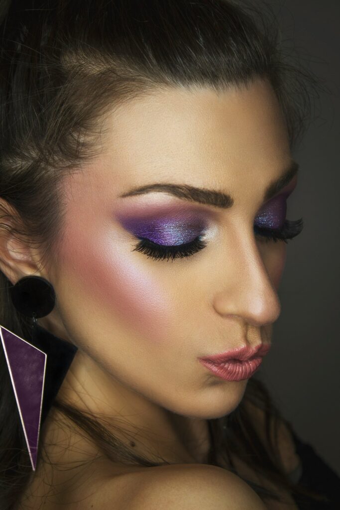 women with bold makeup