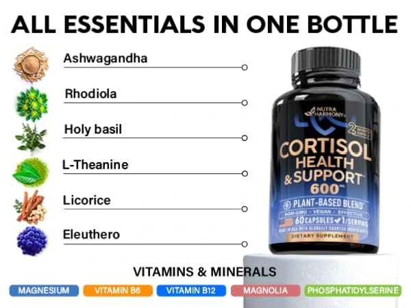 cortisol health product with its ingredients