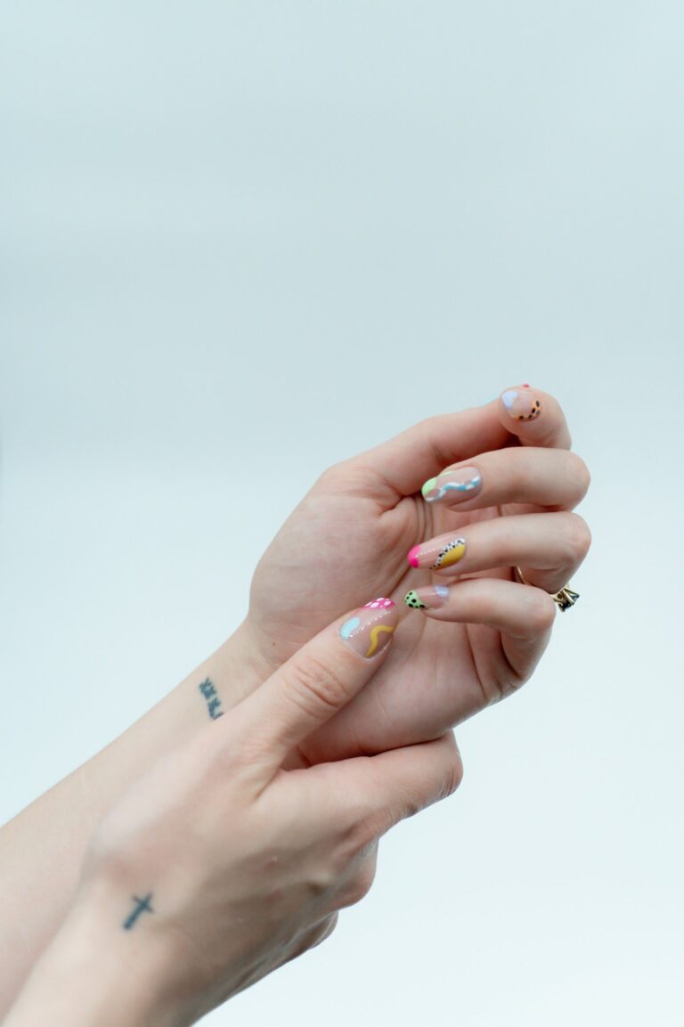 subtle nail design
