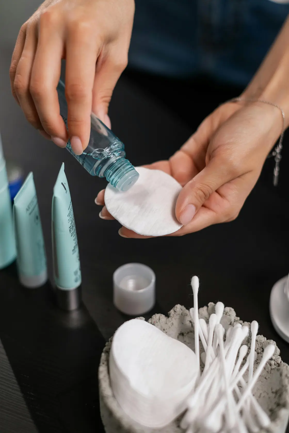nighttime skincare routine exfoliation