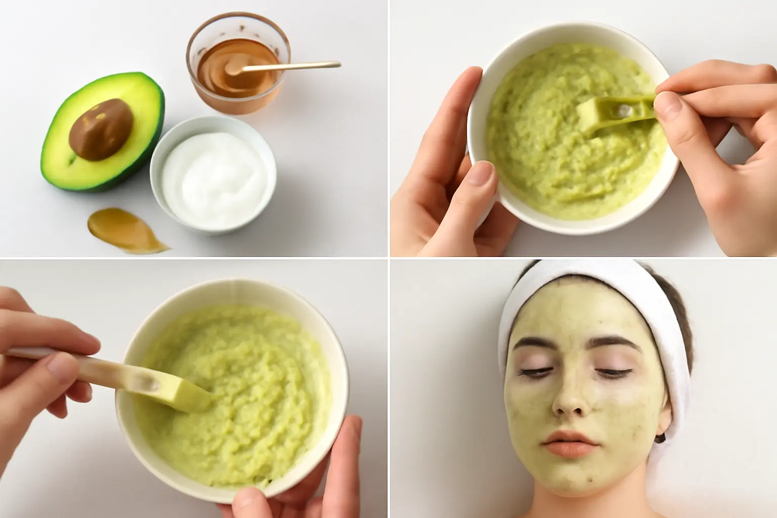 Steps to make a diy organic face mask at home, from ingredients to application