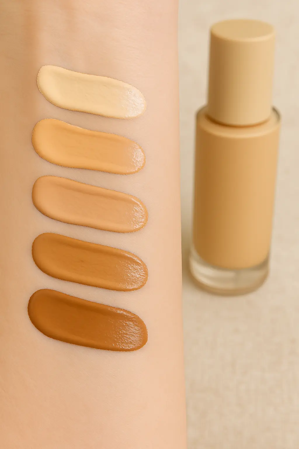 Tinted sunscreen for smooth finish under makeup