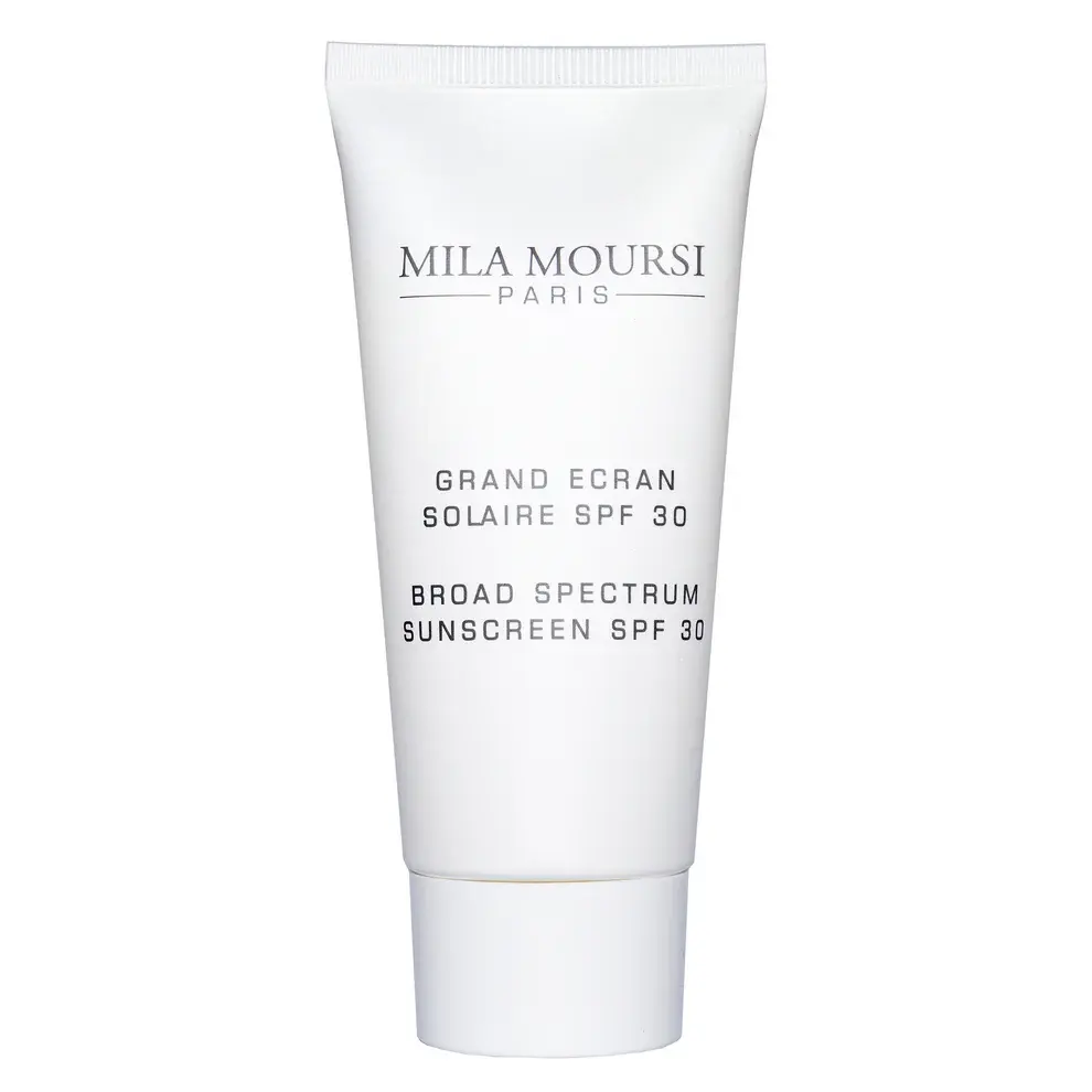 Mila Moursi Broad Spectrum SPF 30 for luxury sun protection
