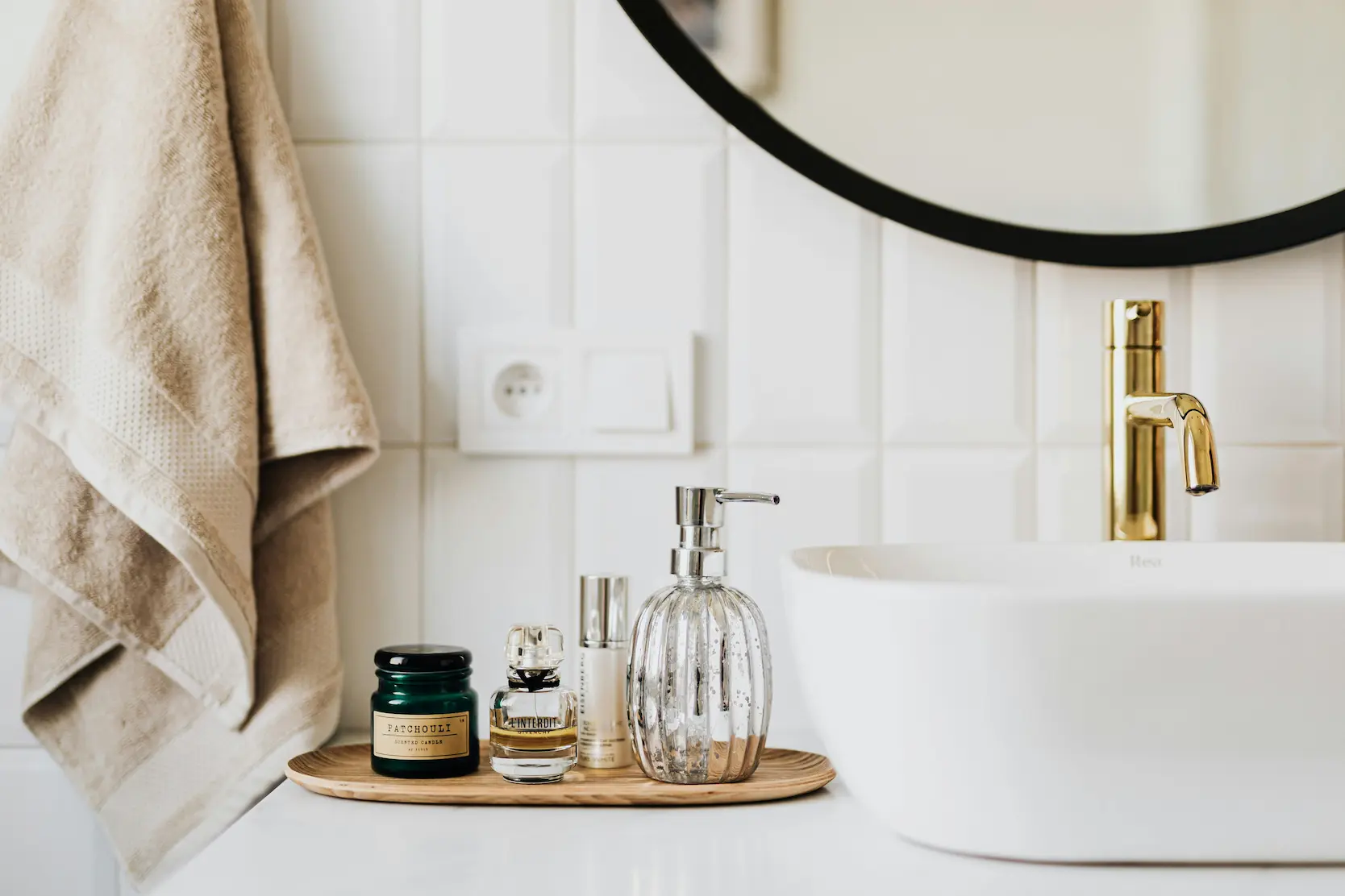Night skincare routine setup with hydrating night cream